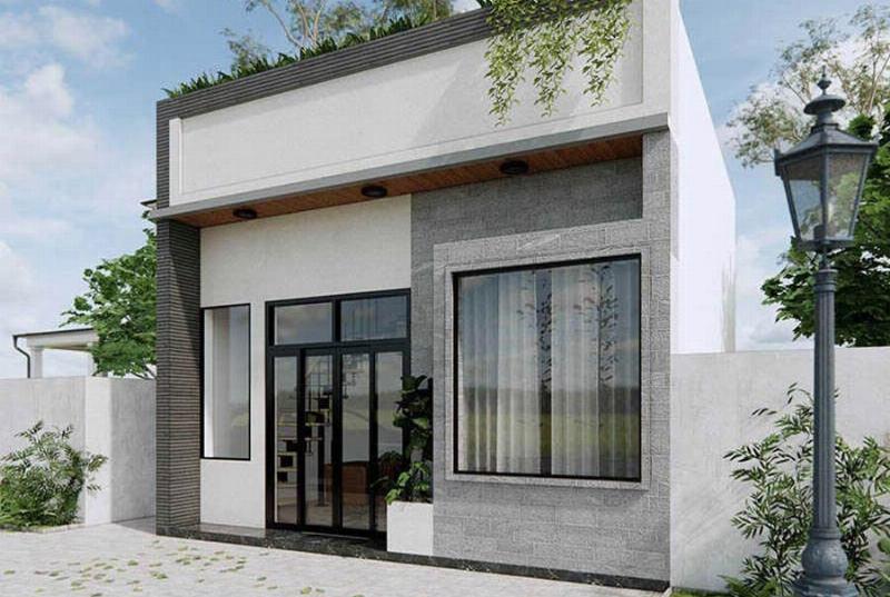 Mẫu nhà mái thái cấp 4 đẹp đơn giản, tiết kiệm chi phí xây dựng